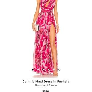 BRONX AND BANCO — One Shoulder Maxi Dress, REVOLVE, Size S